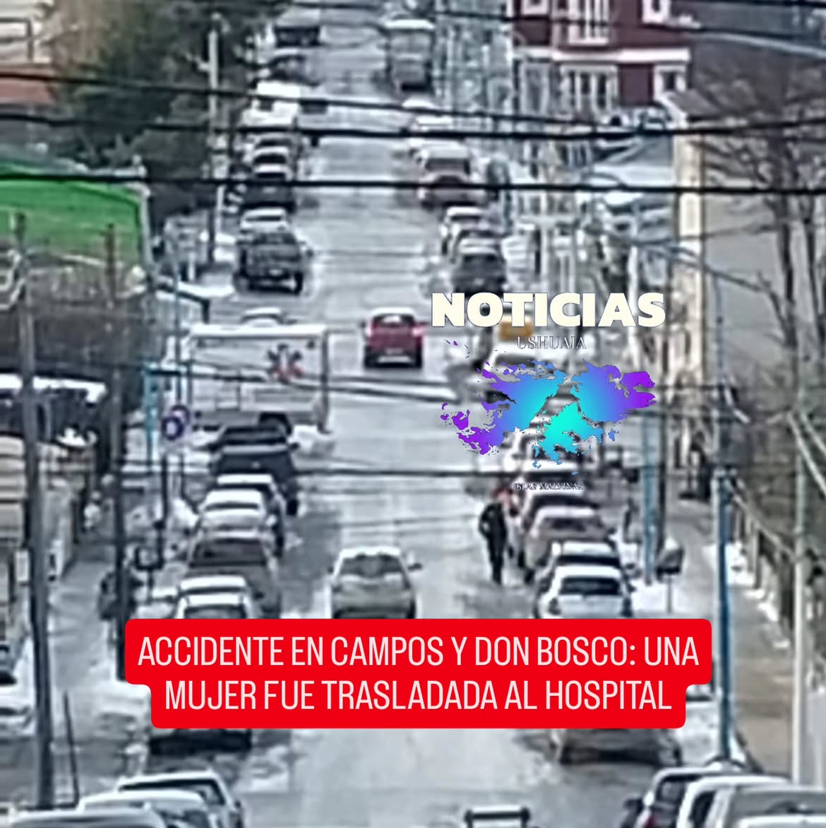 ACCIDENTE EN CAMPOS Y DON BOSCO: UNA MUJER FUE TRASLADADA AL HOSPITAL