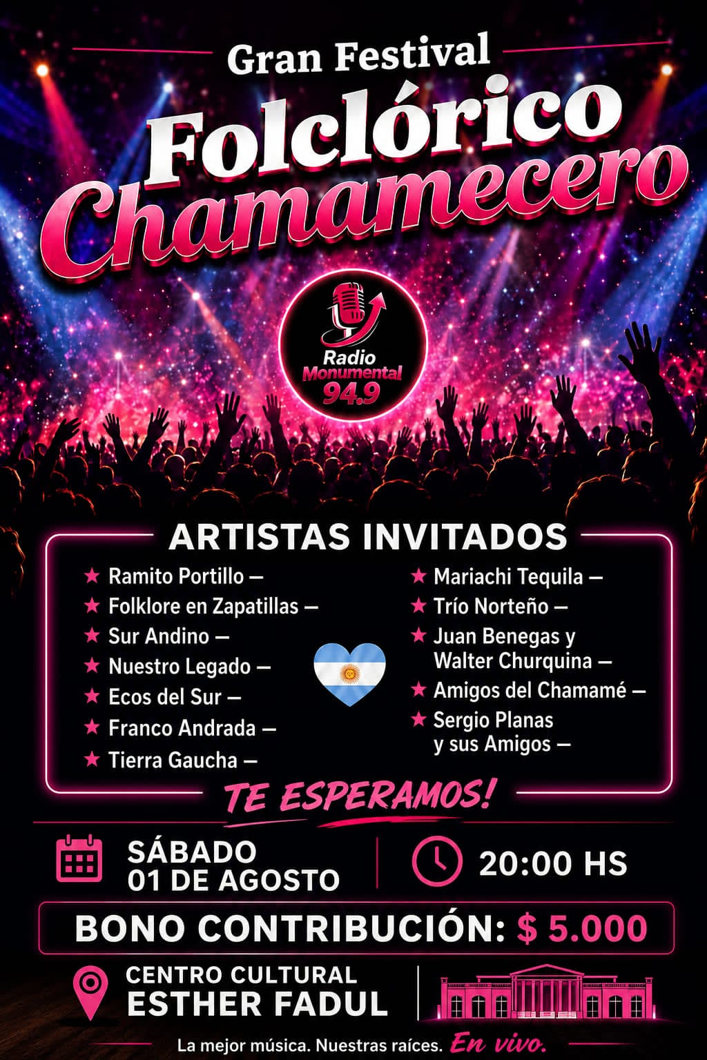 Gran Festival  Folclórico  Chamamecero