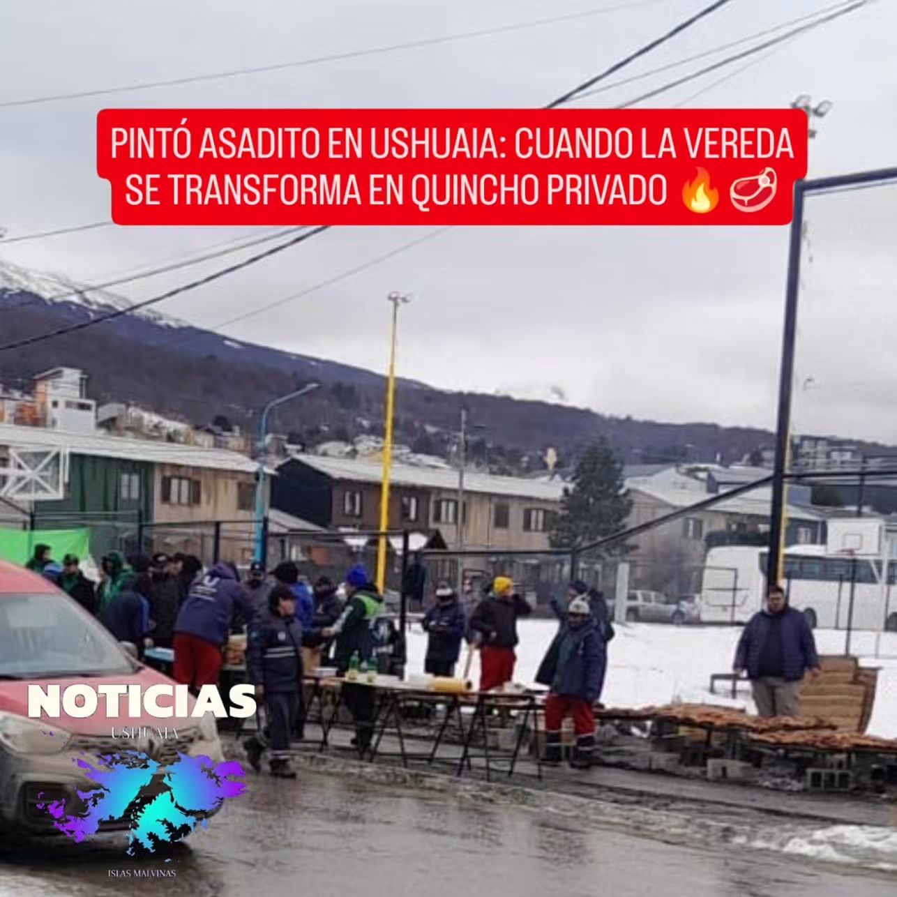 USHUAIA: CUANDO LA VEREDA SE TRANSFORMA EN QUINCHO PRIVADO 🔥🥩