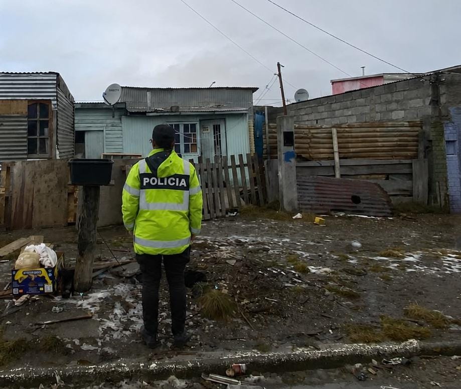 Allanamiento en calle Yehuin: secuestran elementos clave por el robo a una obra en construcción