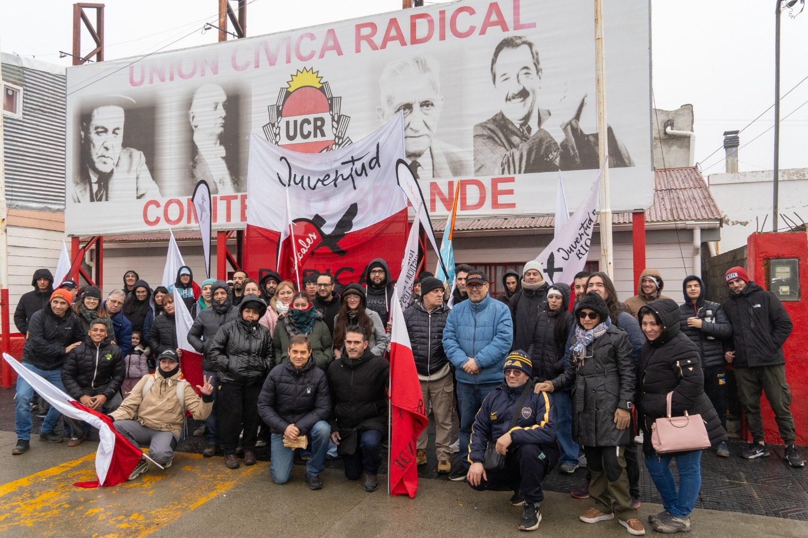 Soberanía estratégica: La UCR encabezó una movilización en Río Grande contra la reforma de la Ley de Tierras