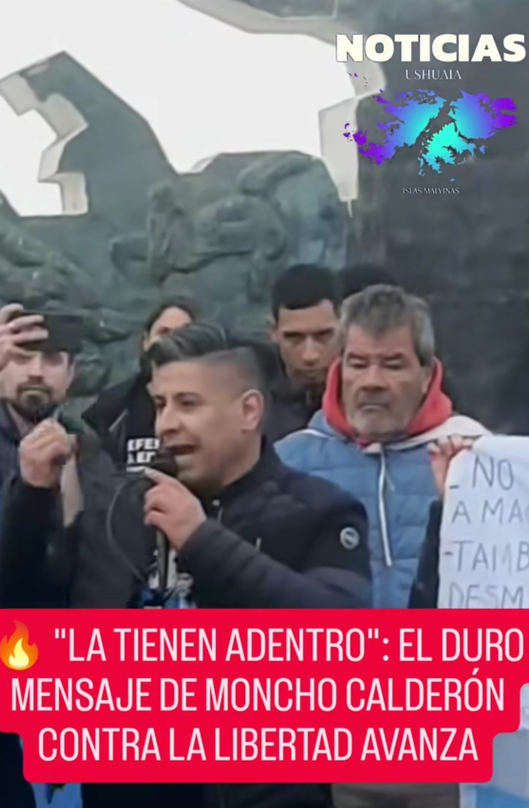 "LA TIENEN ADENTRO": EL DURO MENSAJE DE MONCHO CALDERÓN CONTRA LA LIBERTAD AVANZA