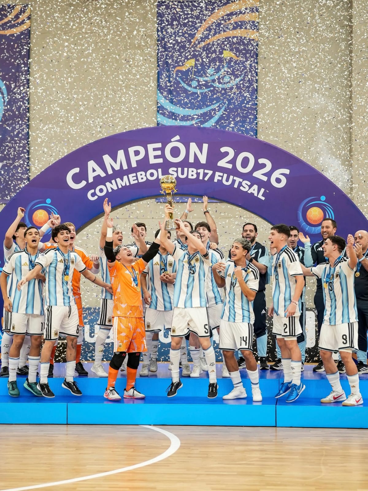 ¡Argentina es tricampeona de la CONMEBOL Sub17 Futsal!