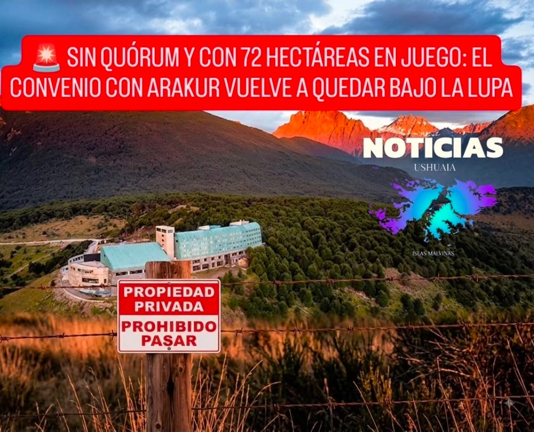 La cesión de 72 hectáreas al complejo Arakur quedó frenada por falta de quórum en el Concejo