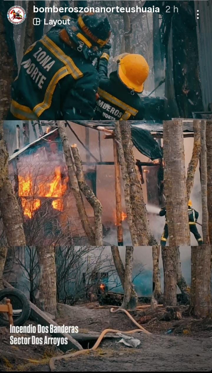 TRAGEDIA EN USHUAIA: UN MENOR MURIÓ EN UN INCENDIO EN DOS BANDERAS