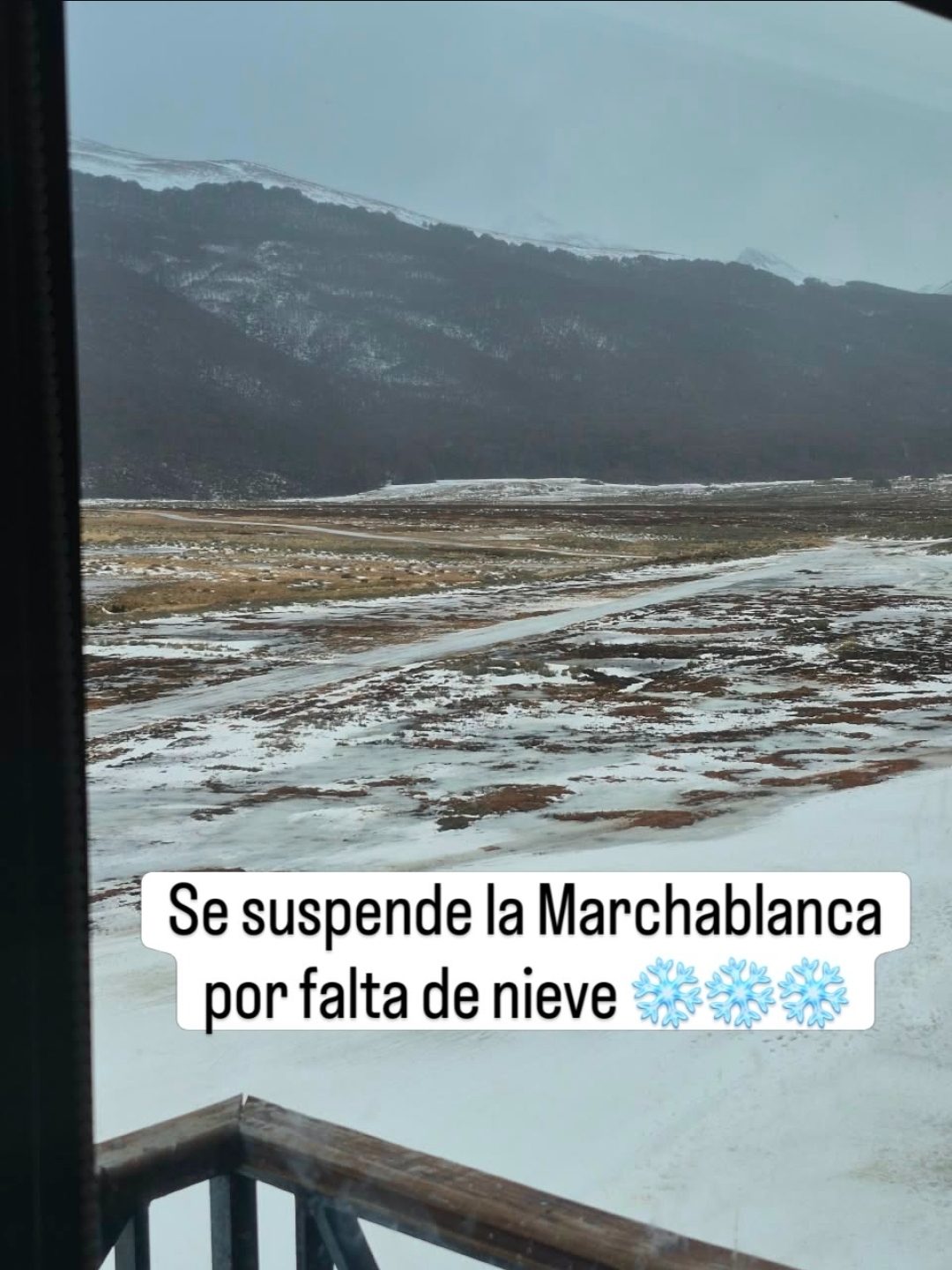 Por las condiciones climáticas y la falta de nieve, suspendieron la edición 2026 de la Marchablanca