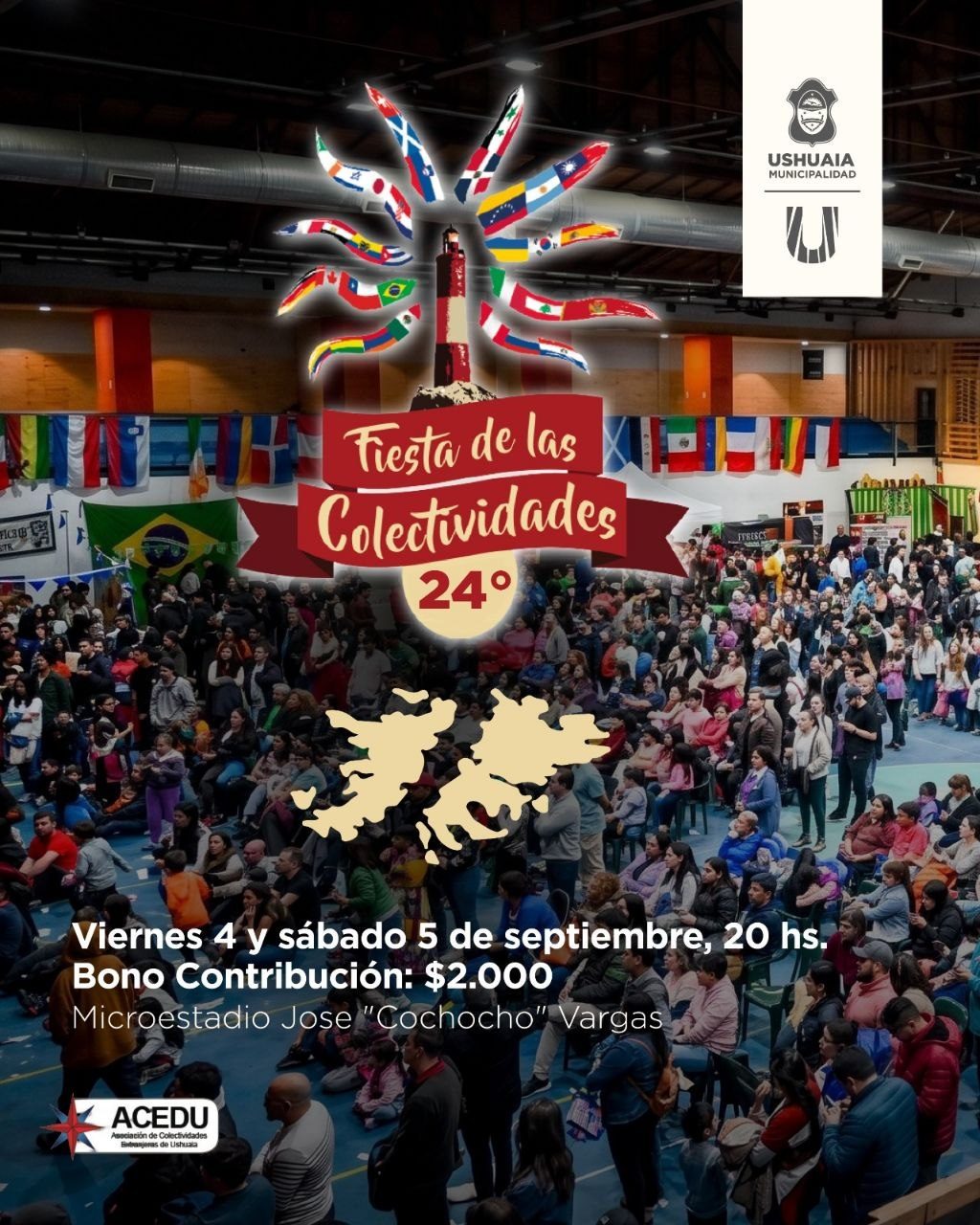 USHUAIA SE PREPARA PARA LA XXIV “FIESTA DE LAS COLECTIVIDADES”
