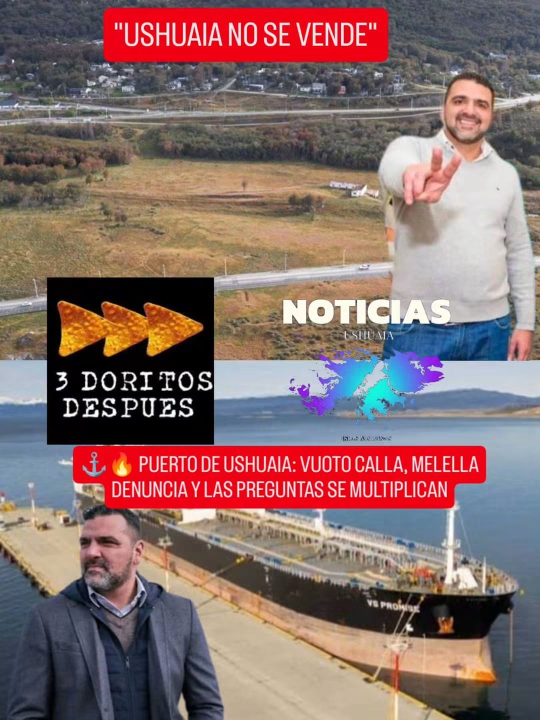⚓🔥 PUERTO DE USHUAIA: VUOTO CALLA, MELELLA DENUNCIA Y LAS PREGUNTAS SE MULTIPLICAN
