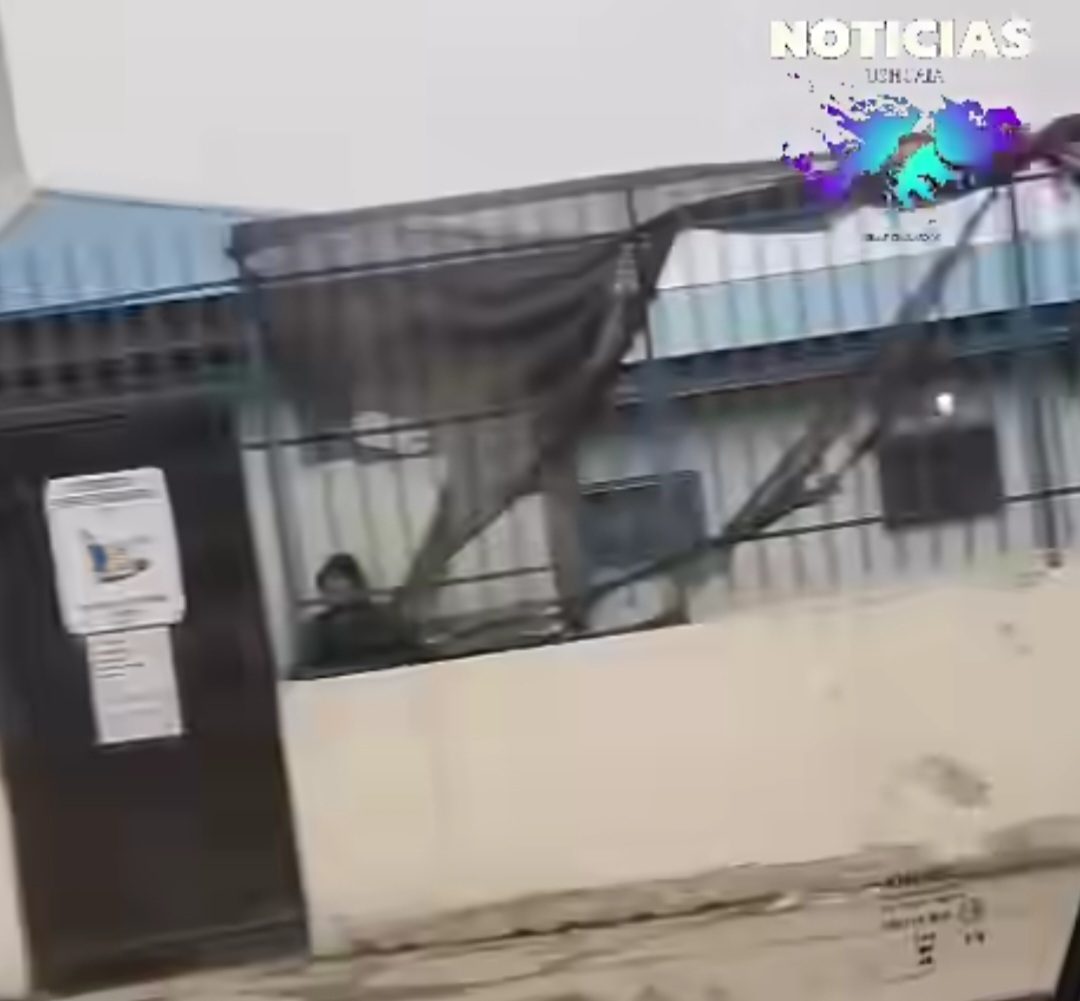 REGISTRAN A INTERNOS DEL ANEXO 4 EN UN PATIO CON POCAS MEDIDAS DE SEGURIDAD