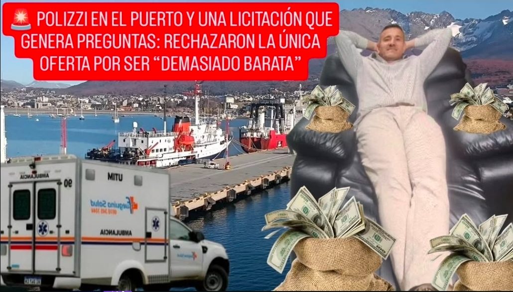 POLIZZI EN EL PUERTO Y UNA LICITACIÓN QUE GENERA PREGUNTAS: RECHAZARON LA ÚNICA OFERTA POR SER “DEMASIADO BARATA”