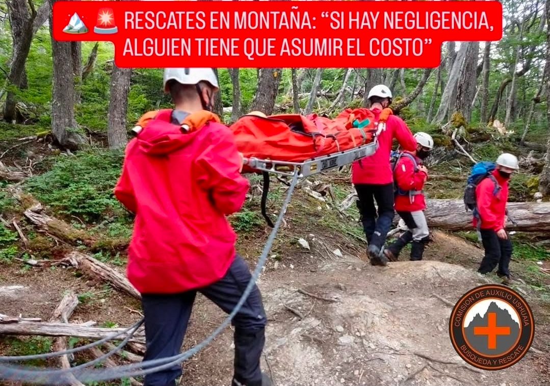 🚨 RESCATES EN MONTAÑA: “SI HAY NEGLIGENCIA, ALGUIEN TIENE QUE ASUMIR EL COSTO”