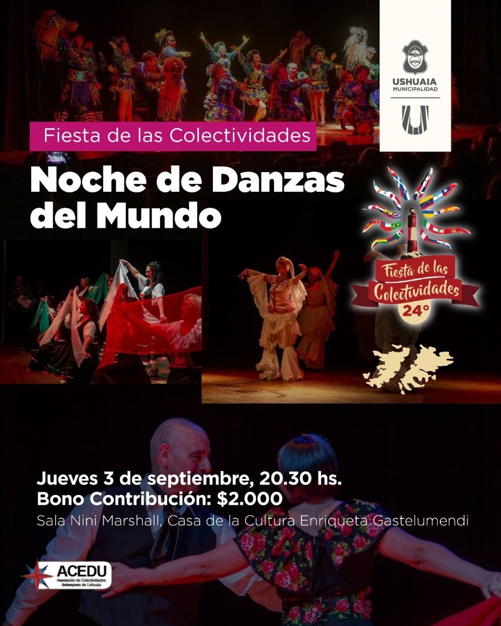 USHUAIA SE PREPARA PARA LA XXIV “FIESTA DE LAS COLECTIVIDADES”